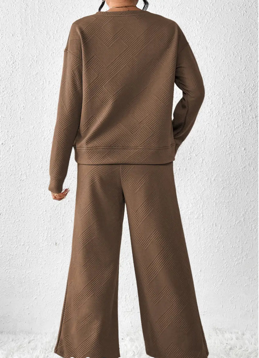 Brown Textured Set