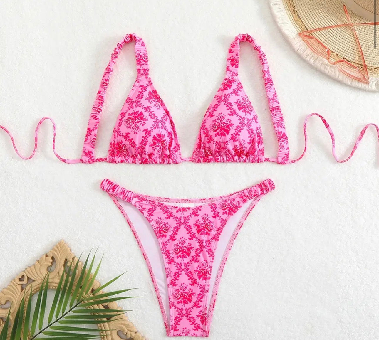 Pink Bikini Top