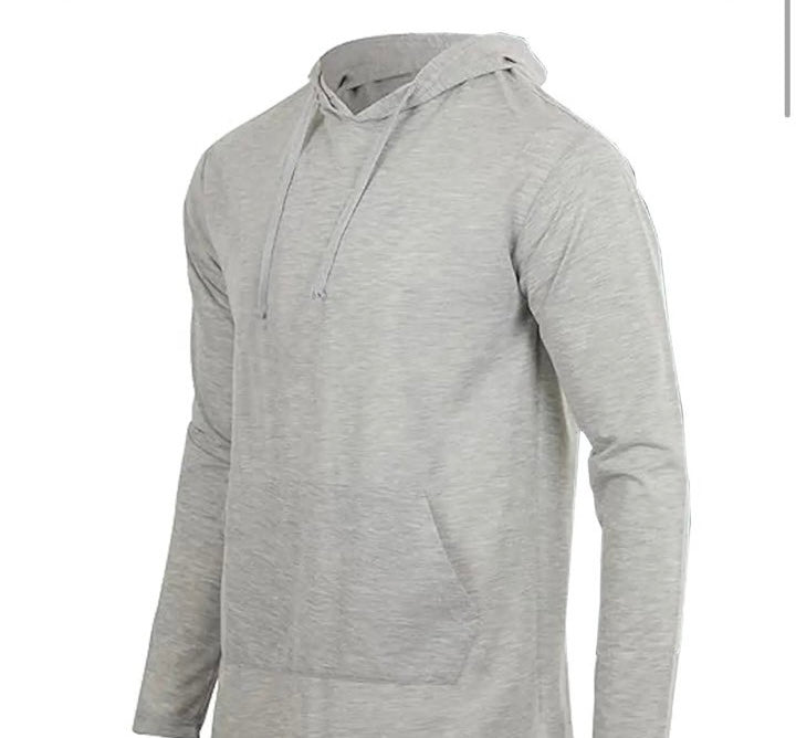 Men’s grey hoodie