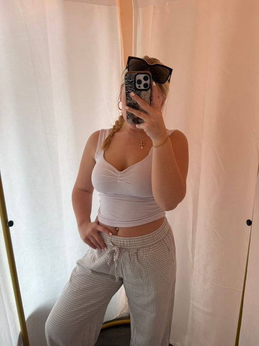 Khakie Plaid Pant