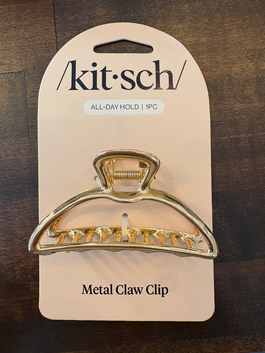 Gold claw clip