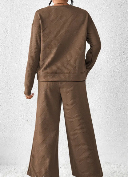Brown Textured Set