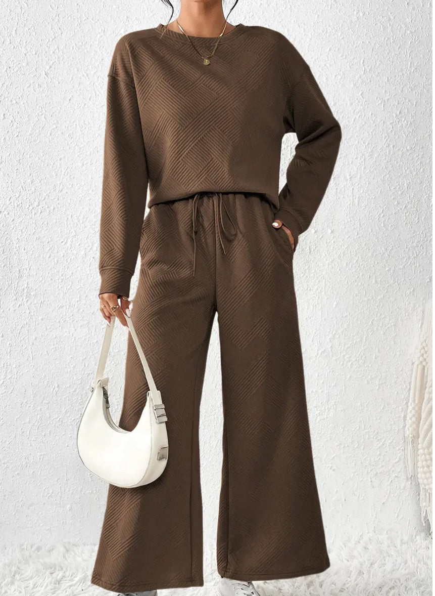 Brown Textured Set