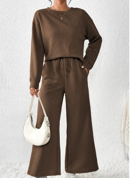 Brown Textured Set