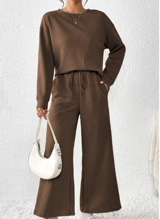 Brown Textured Set