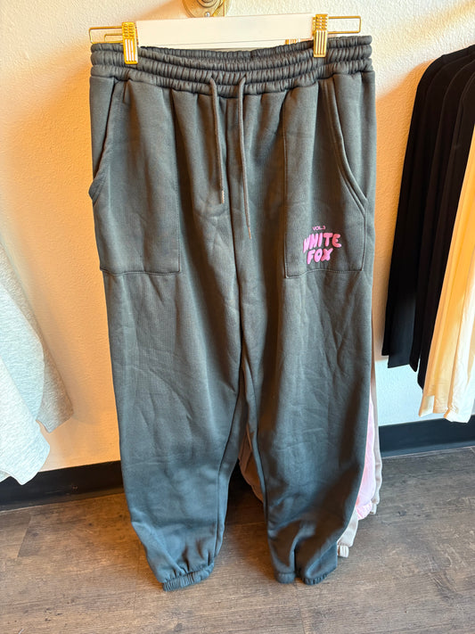 White fox pants
