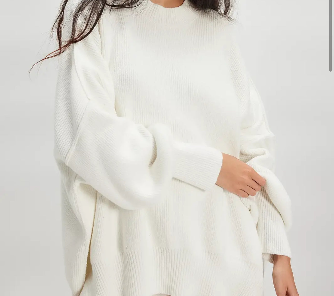 Cozy White Sweater