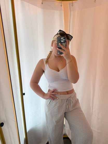 Khakie Plaid Pant