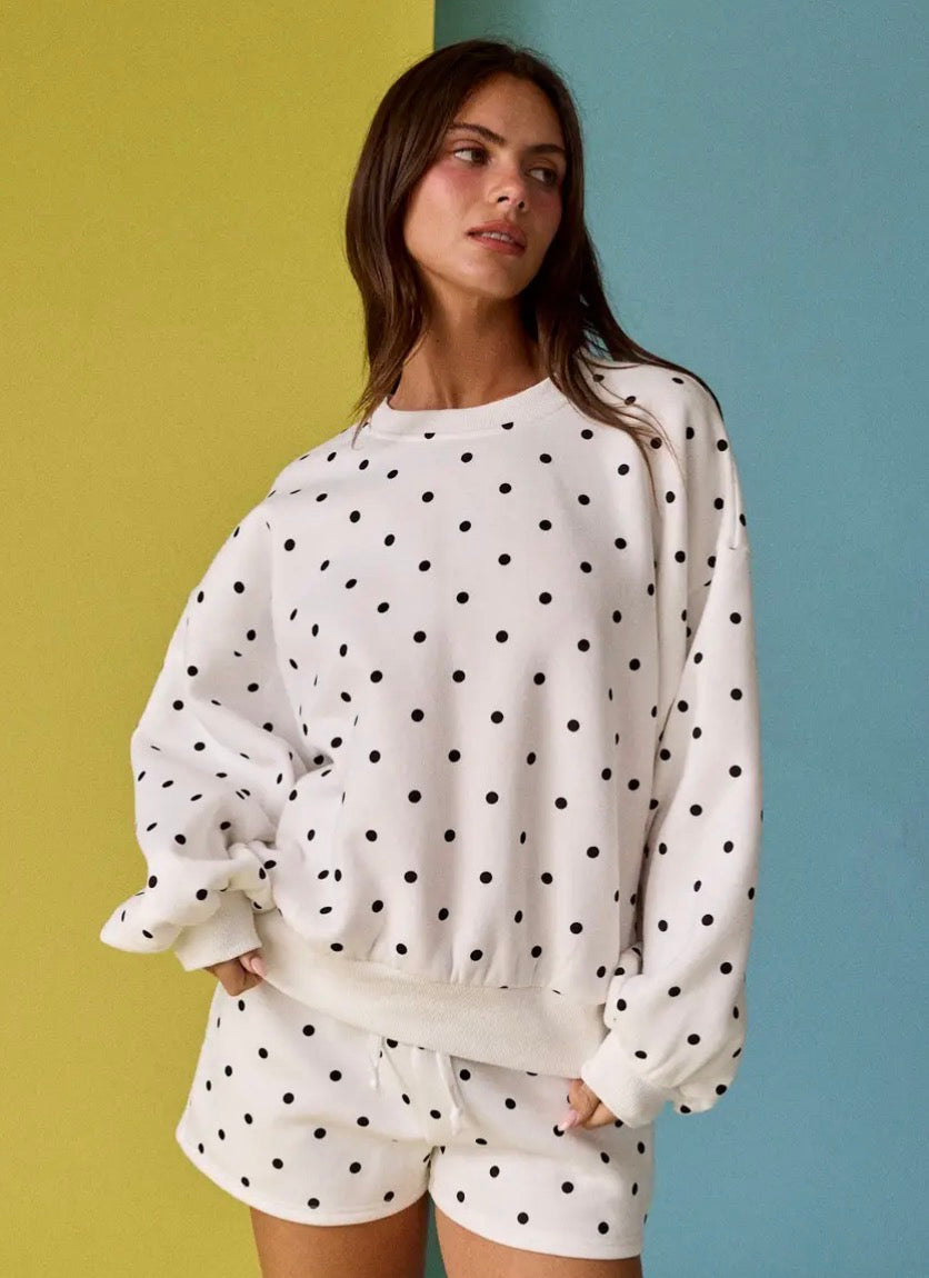 Polka dot shorts