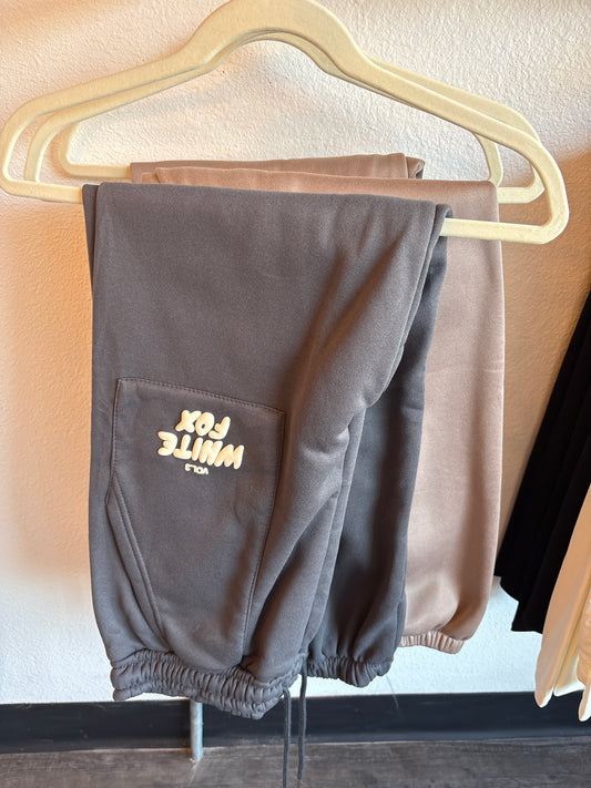 White fox pants