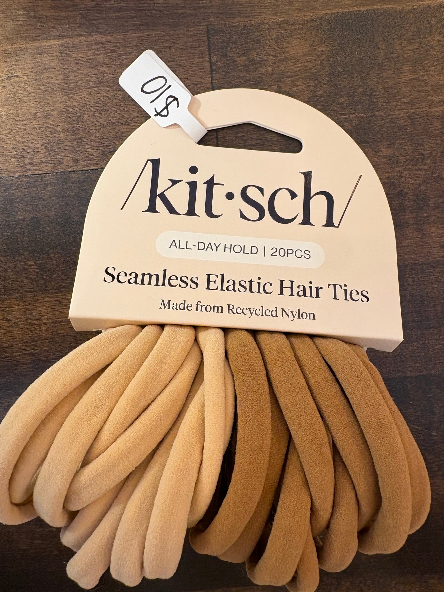Seamless elastic hair ties