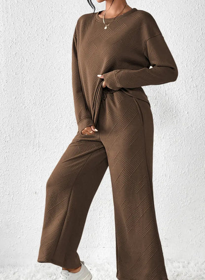 Brown Textured Set