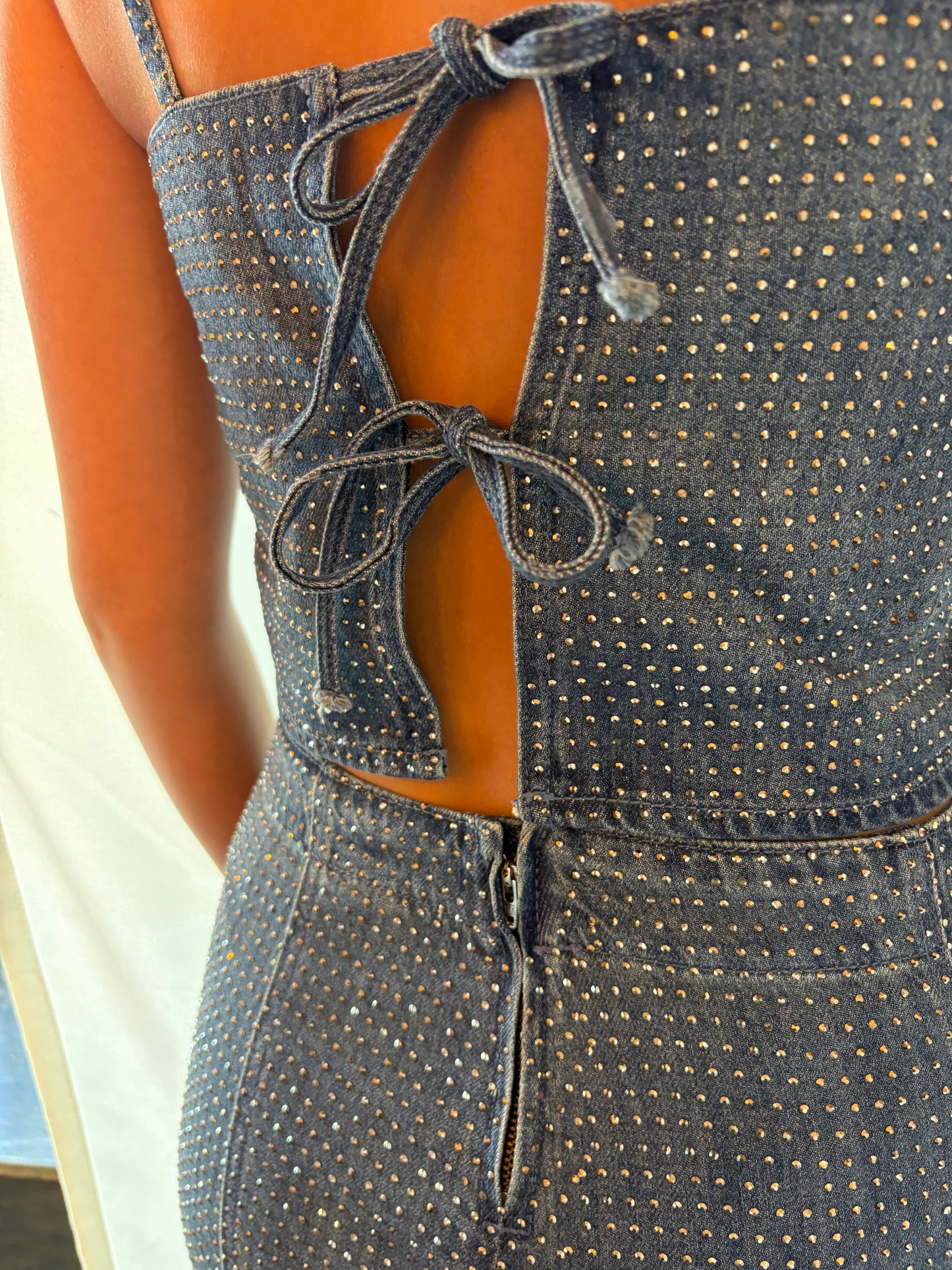 Hidden Rhinestone Top