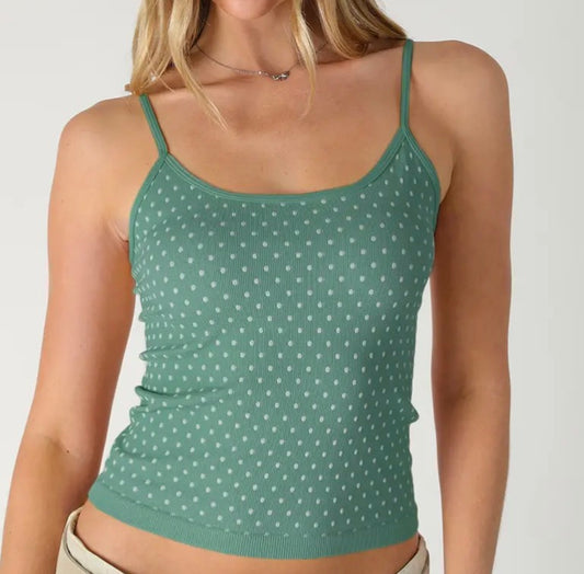 Niki Biki green cammy tank top