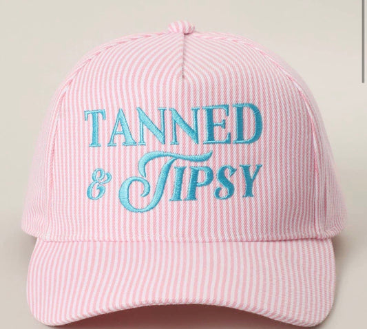 tanned & tipsy hat